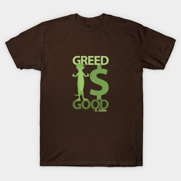 Greedy Gecko T-Shirt by R3Tink